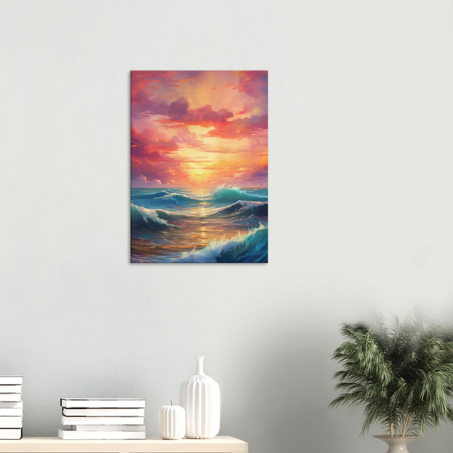 After the Storm come Waves of Wonder and Bliss - Canvas