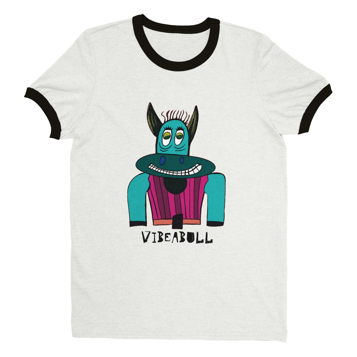 Vibeabull - Unisex Ringer T-shirt