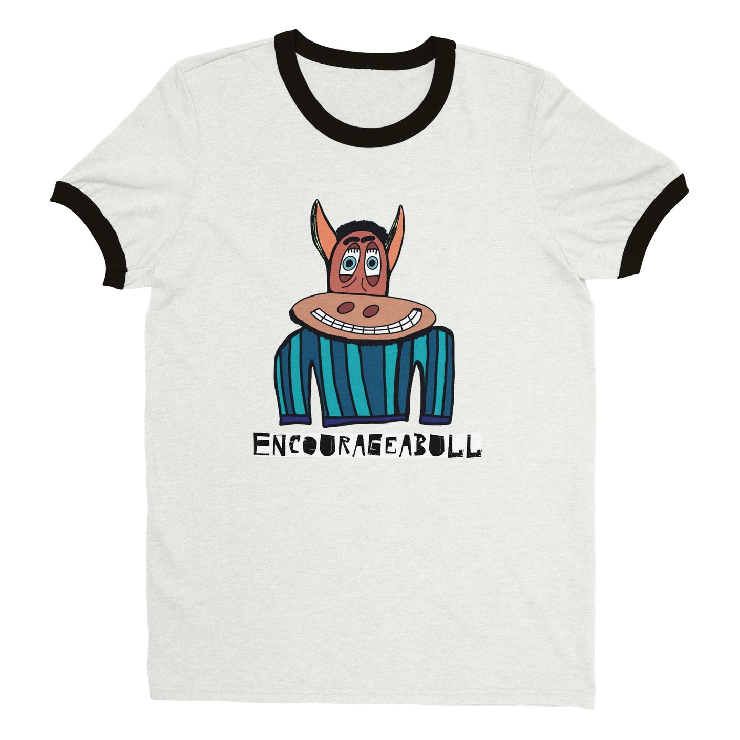 Encourageabull - Unisex Ringer T-shirt
