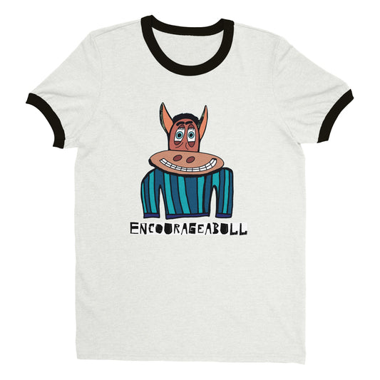 Encourageabull - Unisex Ringer T-shirt