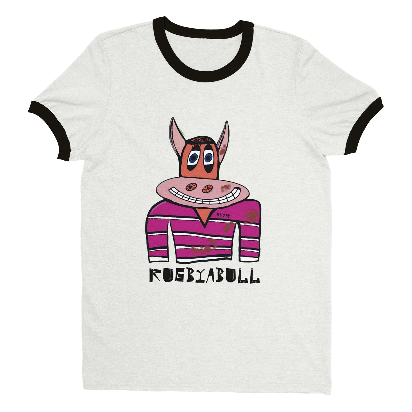 Rugbyabull - Unisex Ringer T-shirt