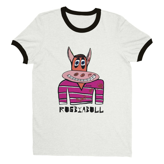 Rugbyabull - Unisex Ringer T-shirt