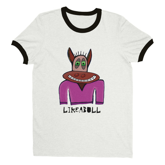 Likeabull - Unisex Ringer T-shirt