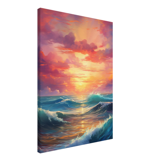 After the Storm come Waves of Wonder and Bliss - Canvas