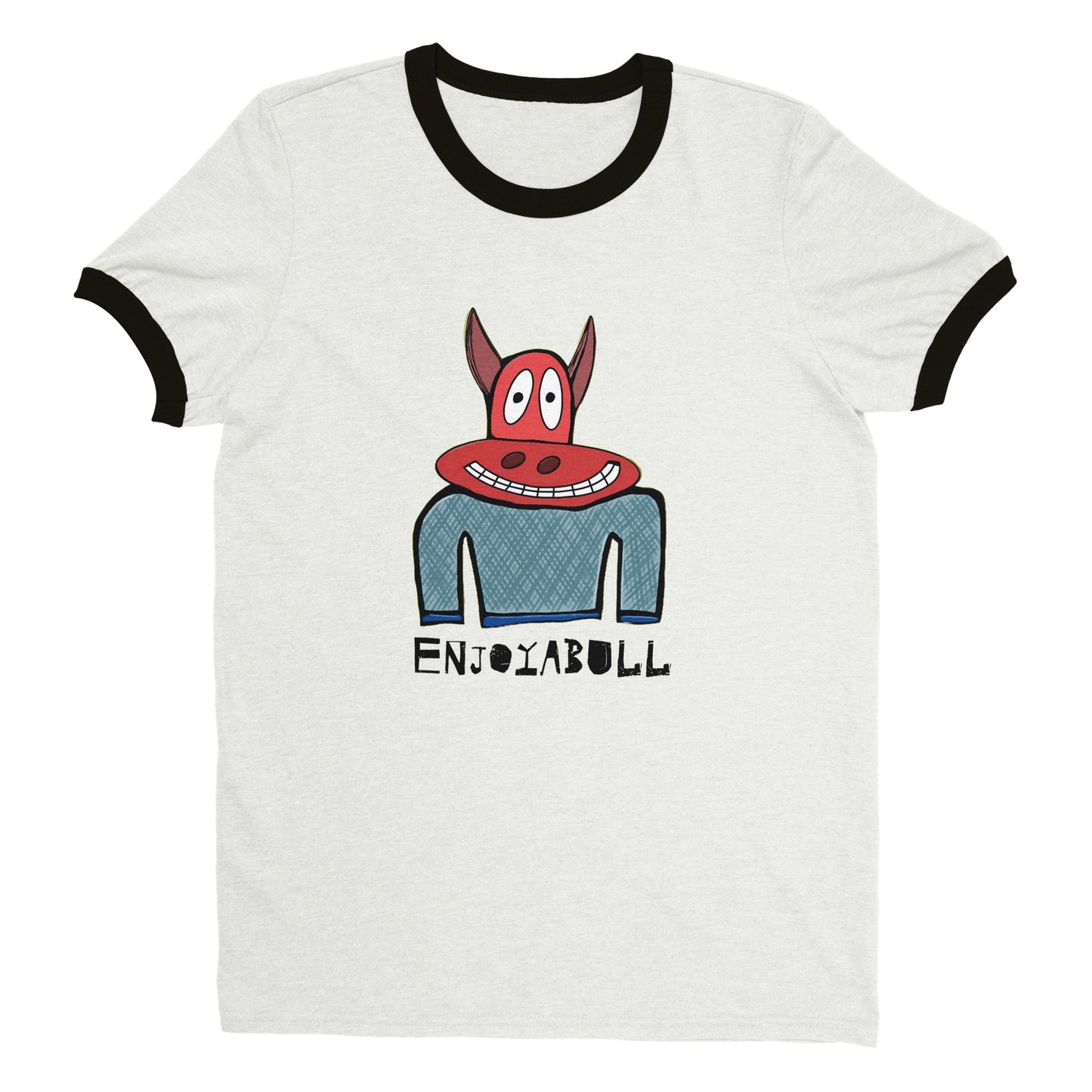 Enjoyabull - Unisex Ringer T-shirt