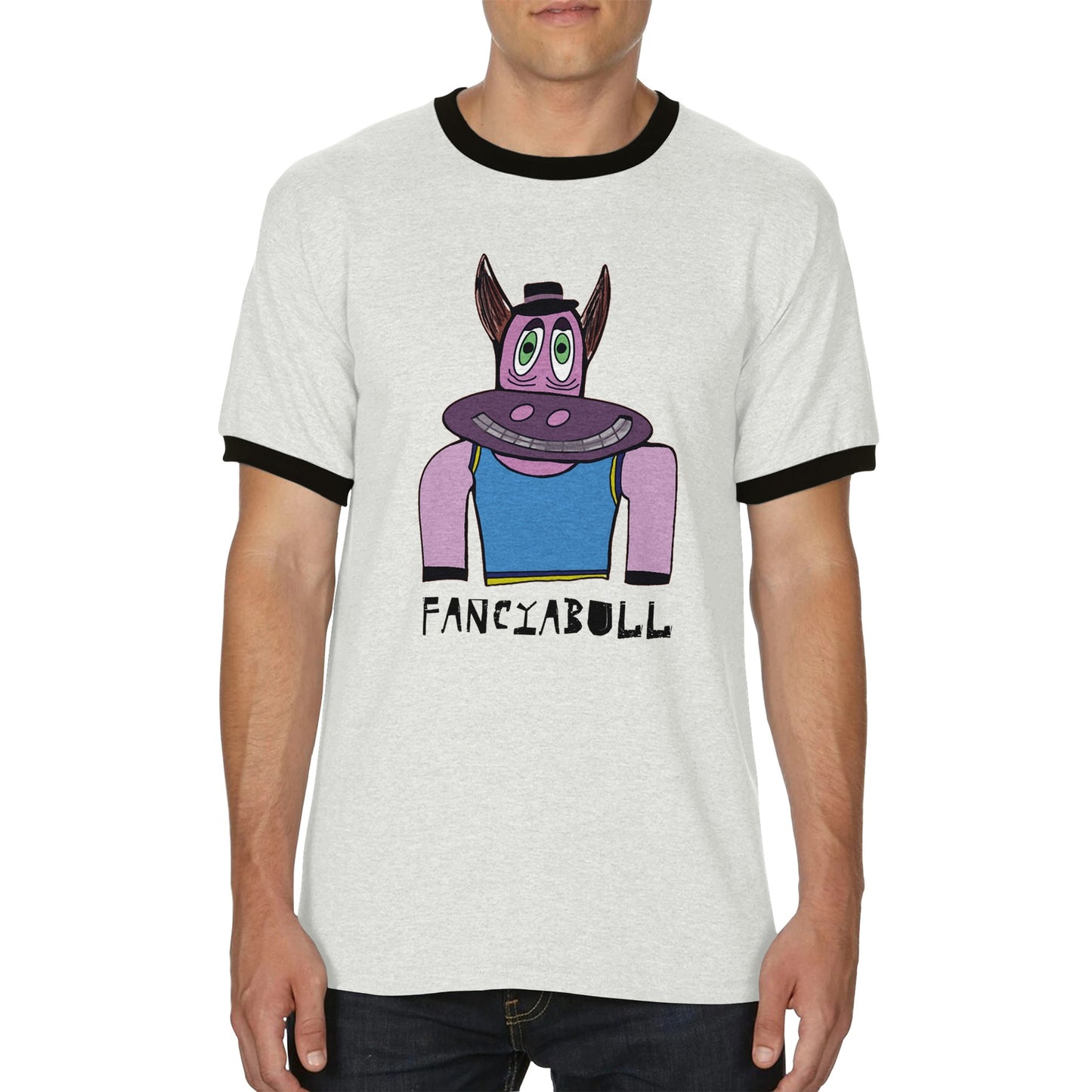 Fancyabull - Unisex Ringer T-shirt