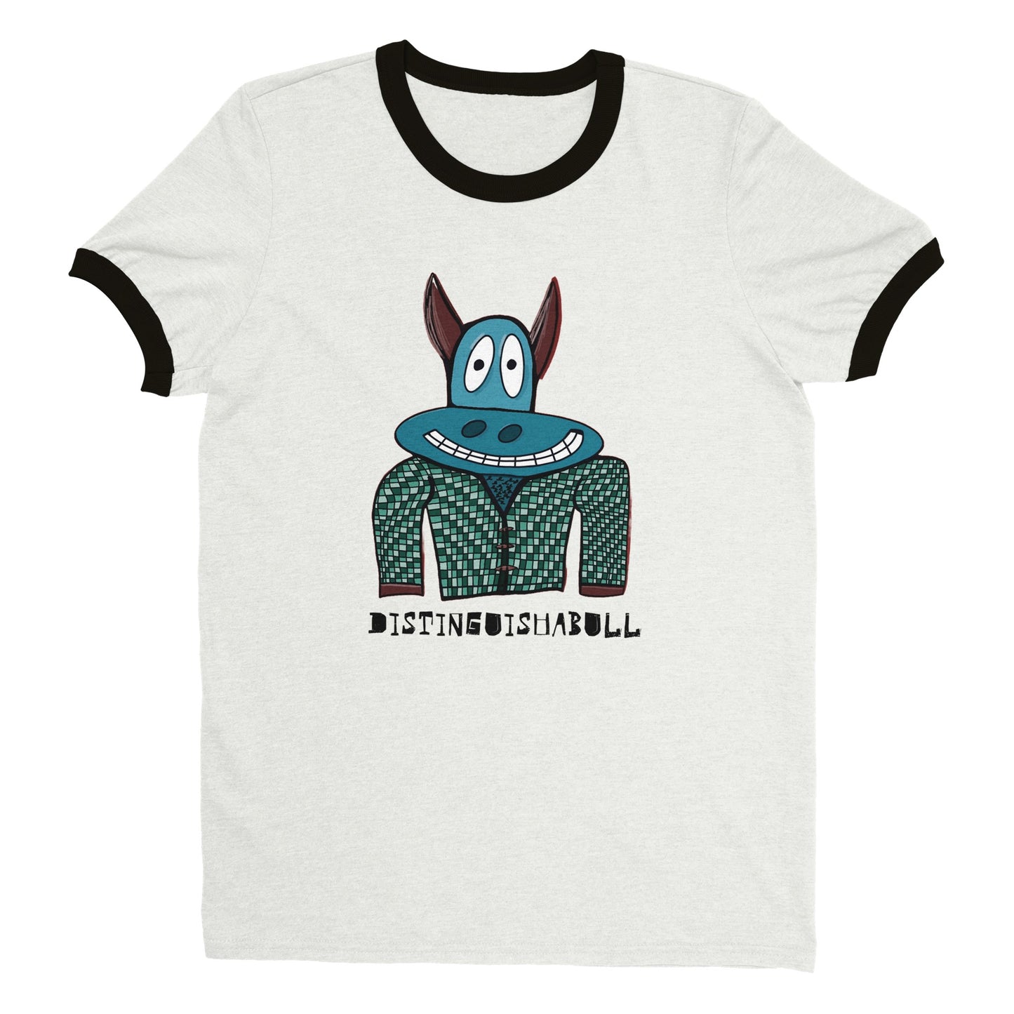 Distinguishabull - Unisex Ringer T-shirt