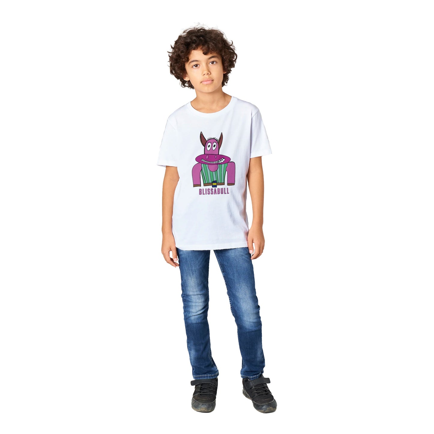 Zee Blissabulls - Organic Kids Crewneck T-shirt
