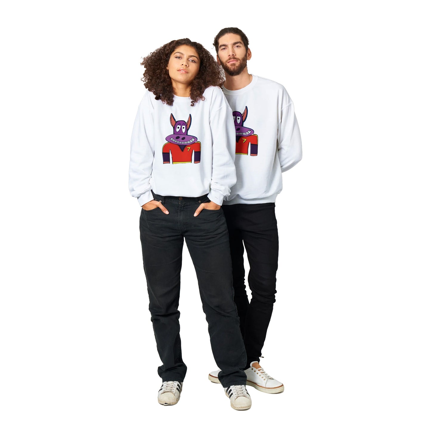 Uncontrol-a-Bull Unisex Crewneck Sweatshirt