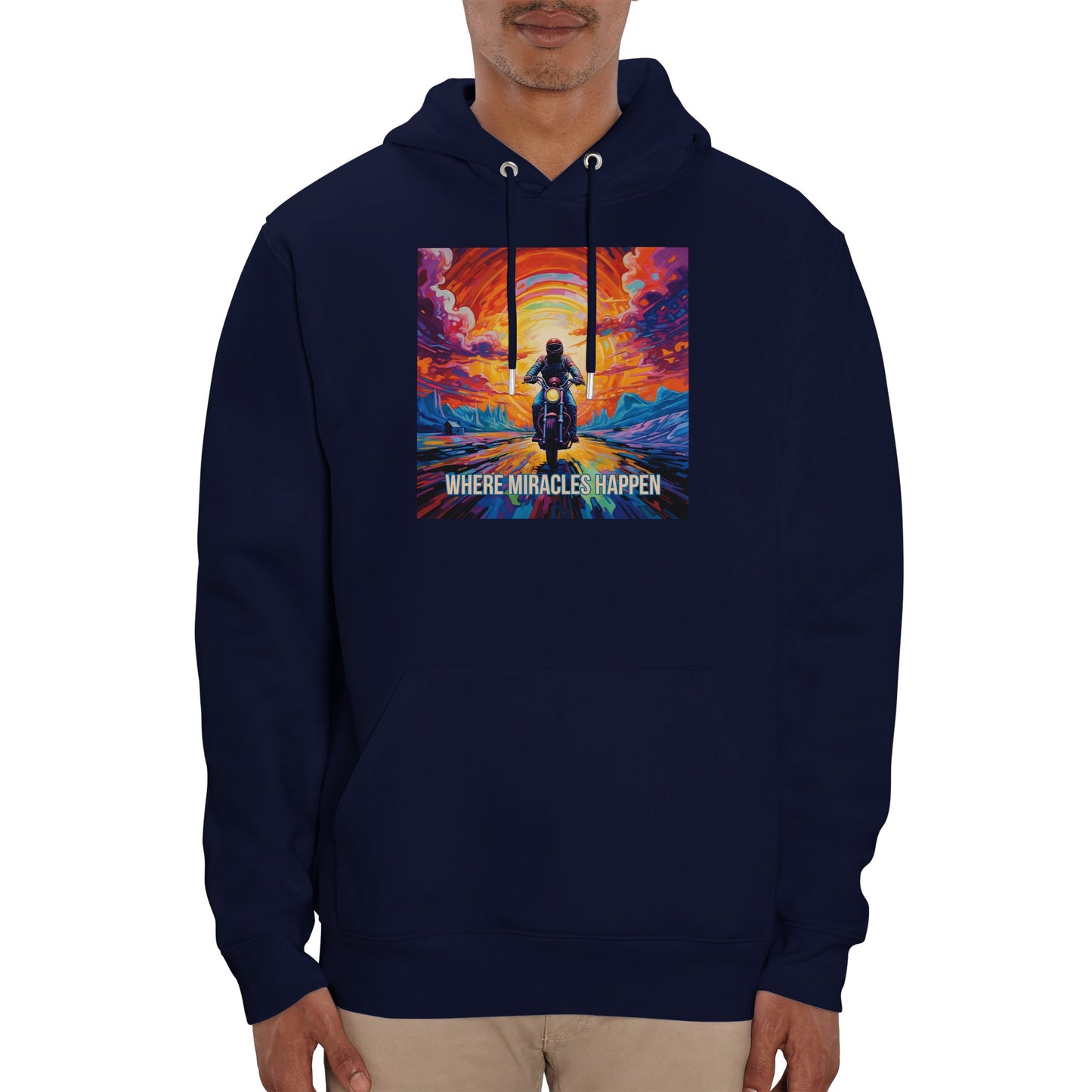 Miracles Happen - Organic Unisex Pullover Hoodie