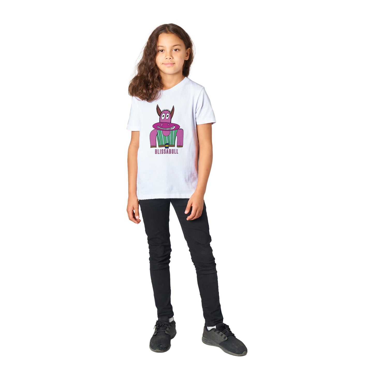 Zee Blissabulls - Organic Kids Crewneck T-shirt
