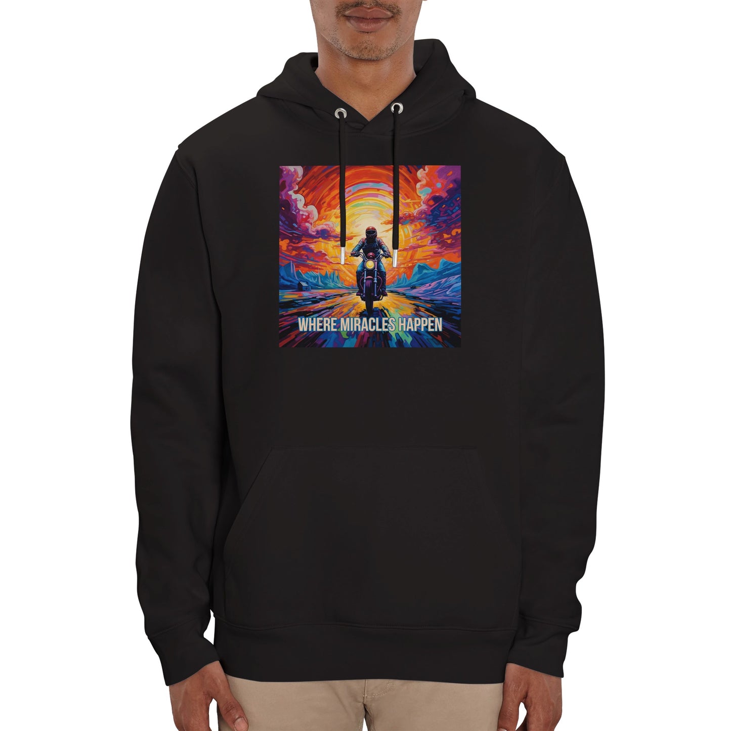 Miracles Happen - Organic Unisex Pullover Hoodie