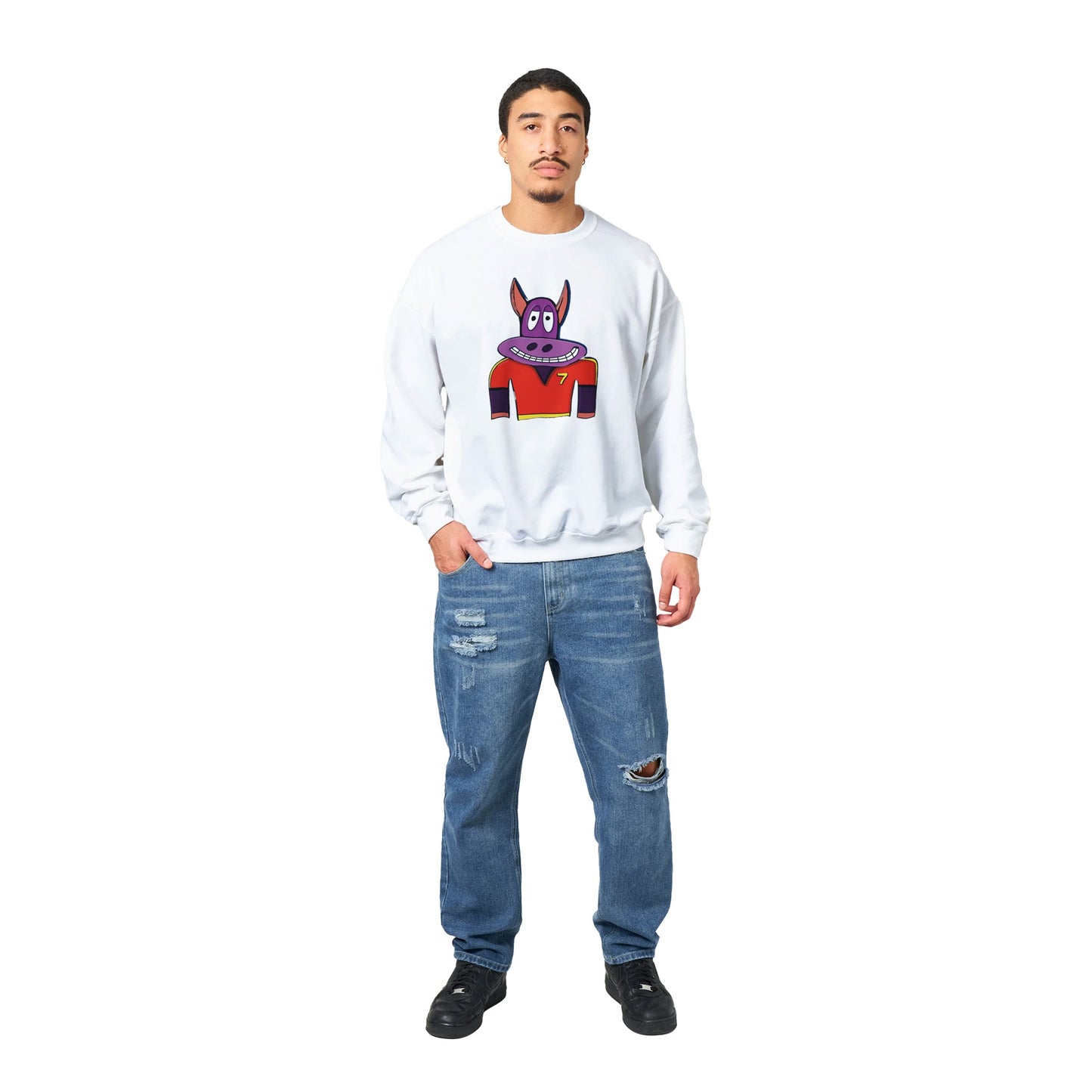 Uncontrol-a-Bull Unisex Crewneck Sweatshirt