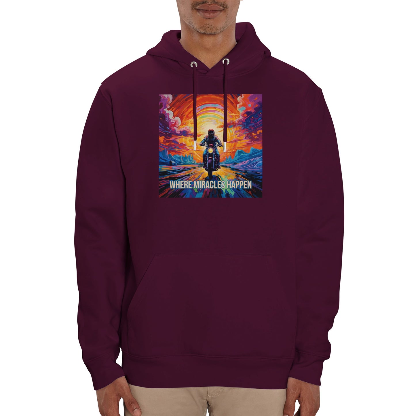 Miracles Happen - Organic Unisex Pullover Hoodie